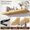 Dreamland 40in Deep Floating Shelves for Wall, Rustic Wall Shelves
