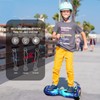 SIMATE 6.5" Hoverboard with Bluetooth & LED Lights, Self Balancing