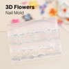 MIZHSE 3D Nail Molds for Nail Art, 1PC Silicone 3D