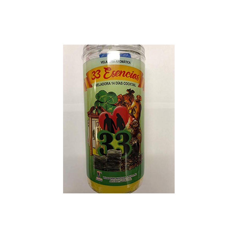 33 Essences (33 Esencias) 14 Day Prepared Scented Candle in