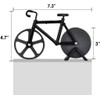 Bicycle Pizza Cutter Wheel,Non-Stick Dual Cutting Wheels Stainless Steel Bike