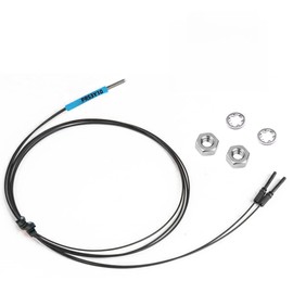 PRS3Y10 Fiber Optic Sensor,1000mm Line Length, M3 Fiber Amplifier Sensor Probe Diffuse Reflection，Detection Distance 0-60MM