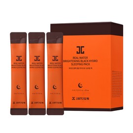 Jayjun Black Water Glow Hydro Sleeping Pack 4ml, Pack of 30, 1 pack / 제이준 블랙 물광 하이드로 슬리핑 팩 4ml, 30개입, 1개