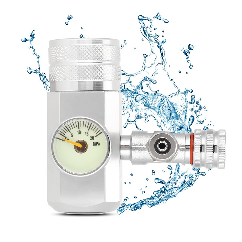 CO2 Regulator Aquarium Big Single Gauge Display (w21.8)