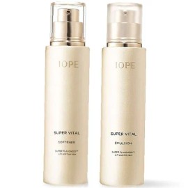 IOPE 2-piece cosmetic set Super Vital Softener Toner Skin IOPE Emulsion Lotion (Softener + Emulsion) / 화장품세트 2종 슈퍼바이탈 소프너 토너 스킨 아이오페 에멀전 로션 (소프너+에멀젼)