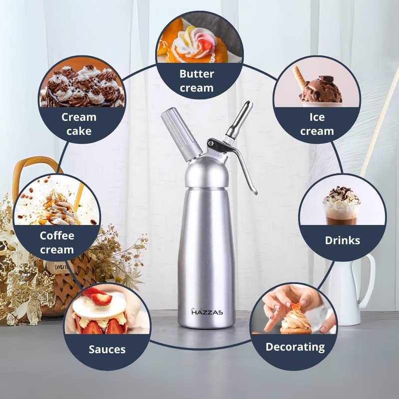 Hazzas Whipped Cream Dispenser