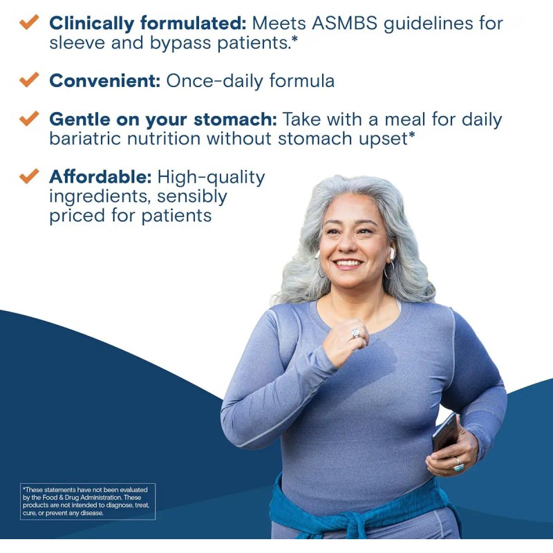 Multivitamínico Bariatric Fusion Women Suplemento Mujeres Hierro Vitamina B12