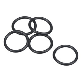 PATIKIL Nitrile Rubber O-Rings 24mm OD 19mm ID 2.65mm Width, 20 Pcs Metric Sealing Gasket for Faucet Plumbing Automotive Repair, Black