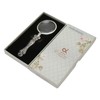 Handheld Magnifier with Metal Handle, Vintage Magnifying Glass Portable Retro