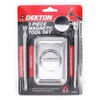 DEKTON DT60730 Magnetic Tool Set, Black/Red, Set of 3 Piece