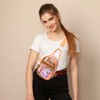 Clear Sling Bag for Women, Stadium Approved Clear Fanny Pack,