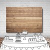 LYWYGG 7x5ft Wooden Backdrop Baby Shower Backdrops Party Decorations Backdrops
