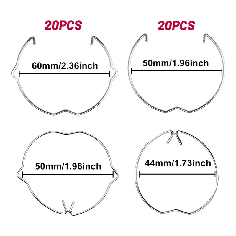 Pack of 40 GU10 and MR16 MR11 Spring Ring Card