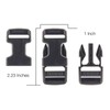 Duraflex 10-3/4 Inch Mojave® National Molding Plastic Buckles