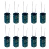 PENGLIN 10 Pcs Electrolytic Capacitors Aluminum Electrolytic Capacitors 25V 2200UF