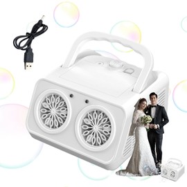 Stage Bubble Machine - High Output Bubble Blower - Professional Automatic Bubble Maker, High Output Bubble Blower, Handheld Kids Bubble Maker for Parties Outdoor