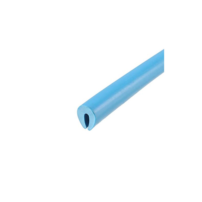 uxcell Edge Trim U Seal Blue Rubber Plastic U Channel
