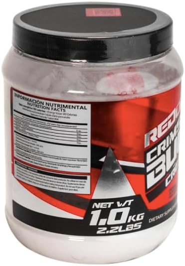 E-COMMERCE ZONE Redline Creatina Monohidratada Crimson Bulk Black Berry 1 Kg