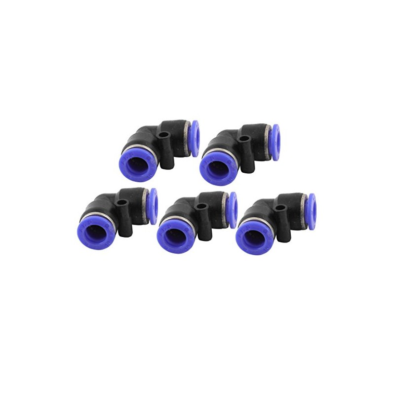 5Pcs Air Pneumatic 10mm L Shaped Push In Elbow Connector