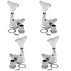 4Pcs Bass Guitar Tuner Pegs(2L2R),Buttons Guitar Parts for Precision Bass