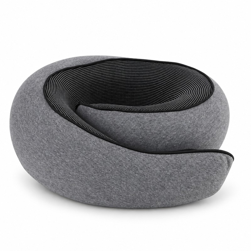 Memory Foam Travel Neck Pillow for Seated Rest – U-Shaped