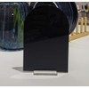 15 Pack Black Arch Acrylic Signs Blank with Stand for