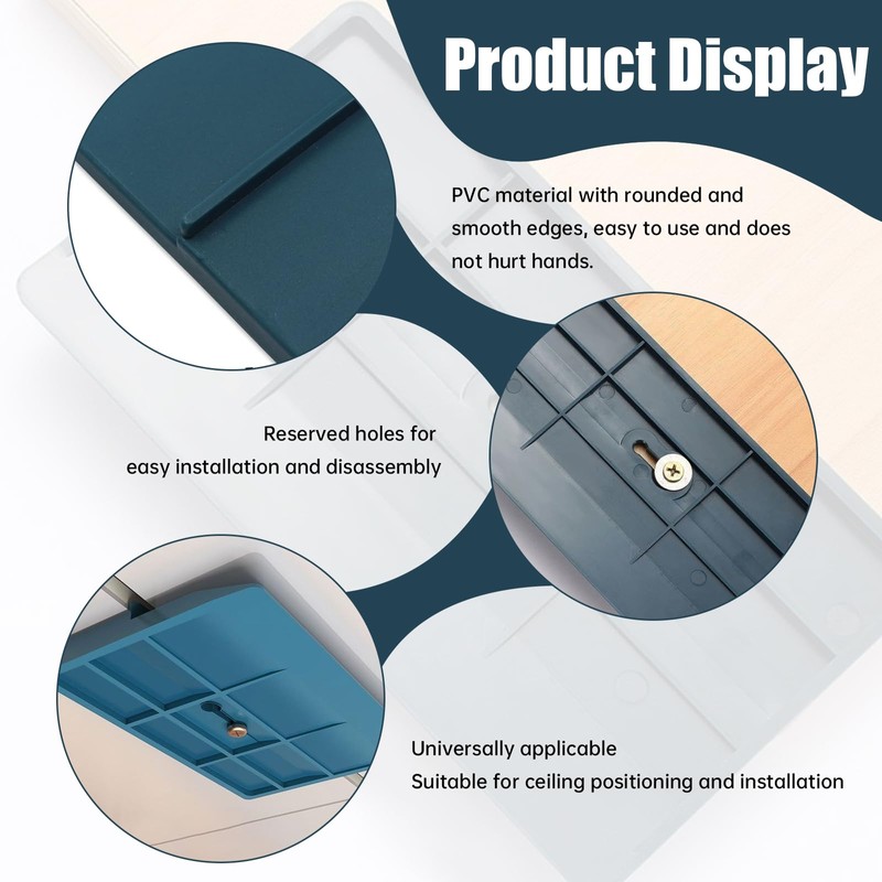 2 Pieces Drywall Mounting Tool, plasterboard Fixation Tools Ceiling Positioning