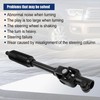 Shtuomoland Lower Intermediate Steering Shaft Power Steering Column Shaft Compatible