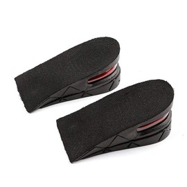1 Pair Unisex Double Layber 5cm/Approx 2inch Height Increasing Insoles Half Elevator Shoe-Pad(Color Random)