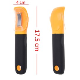 1x Corn Peeler for Corn on the Cob with Cover - Kitchen Gadgets Kitchen Utensils Corn Peeler Tool - Corn Husker Corn Scarper Corn Cob Stripping Tool Corn Knife Potato Peeler Apple Peeler Orange Peeler