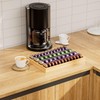 MinBoo Bamboo Coffee Pod Storage Holder Drawer Insert for Counter
