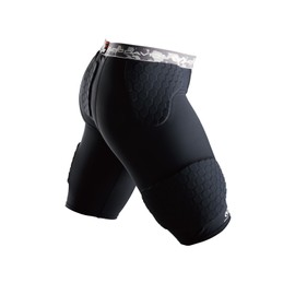 Mcdavid 7991 HexPad Wrap Around Basketball Short Black - Medium