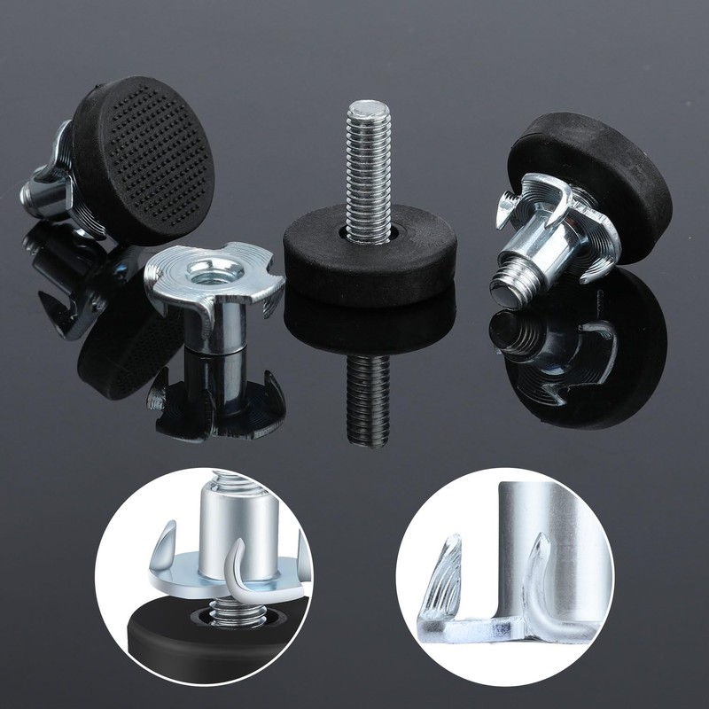 50pcs Adjustable Furniture Levelers, Leveling Feet Screw in Chair Feet