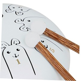 Alasum 5.5 inch Zodiac Rabbit Steel Tongue Drum Chakra Meditation Percussion Instrument Mallet