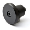 Rolling Ladder Track Bracket – Black Finish, Hook Style Horizontal