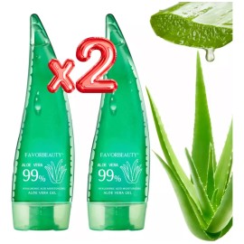 Pack Geles Aloe Vera Facial 120ml Hidratante Anti Cicatrices