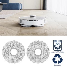 Jegehoyo Jegehoyo Moppt??cher mit Wischplatten Ersatzteile f??r Ecovacs Deebot T20 Omni / T20e Omni Roboter Staubsauger Wischpad Wischmopp Mopphalterung