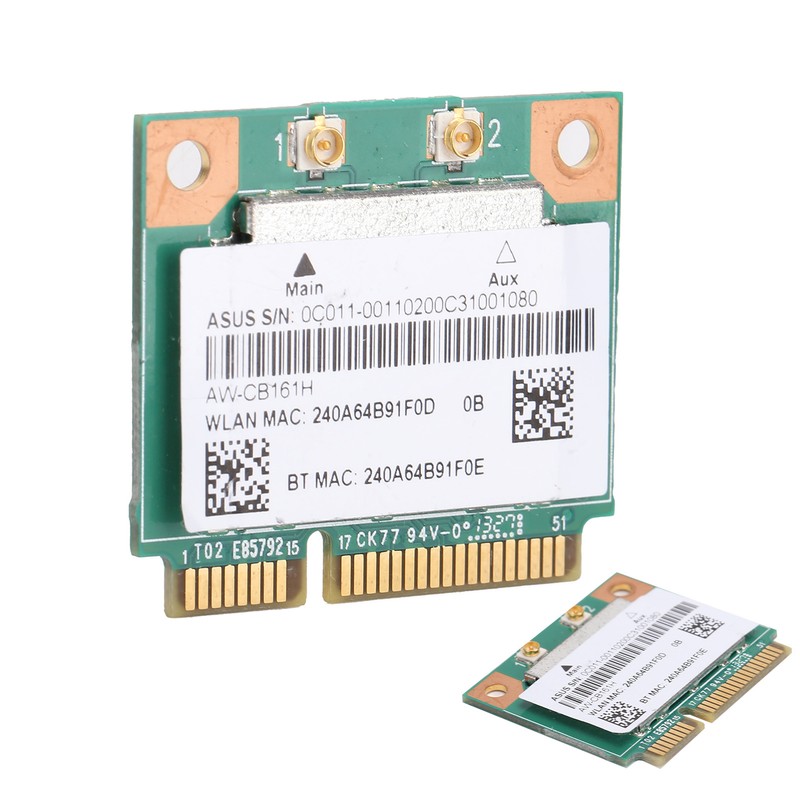 Wifi Module Mini PCIE 2.4/5.0GHz Bluetooth 4.0 AWCB161H 433Mbps 802.11a/B