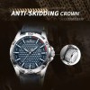 Naviforce Reloj Deportivo Impermeable Quartz Sport Watch, Blue Dial, Silver