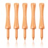 ECADDIE Orange Castle Bamboo Golf Tees 70mm (50 pack) -