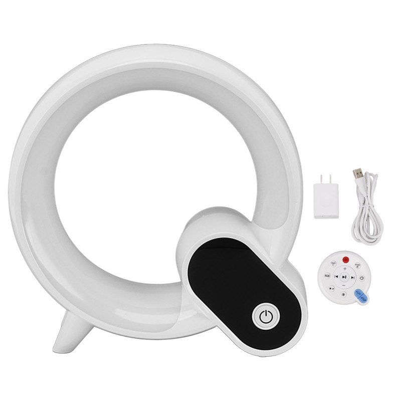 Sunrise Alarm Clock Q Shape White Digital Display 3 in