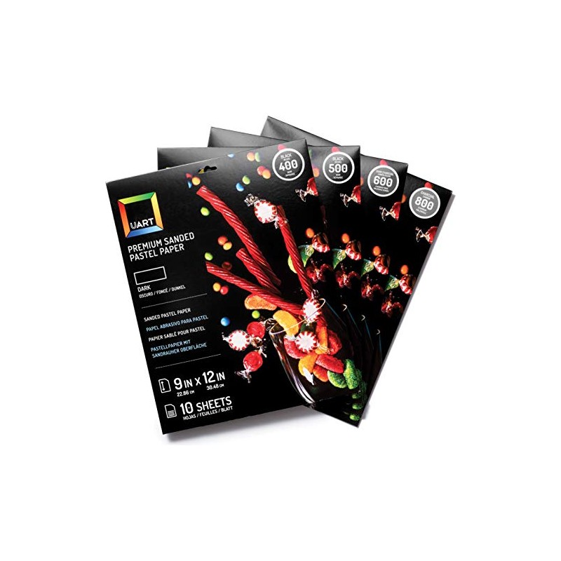 UART : Dark Sanded Pastel Paper : 10 Sheet Pad