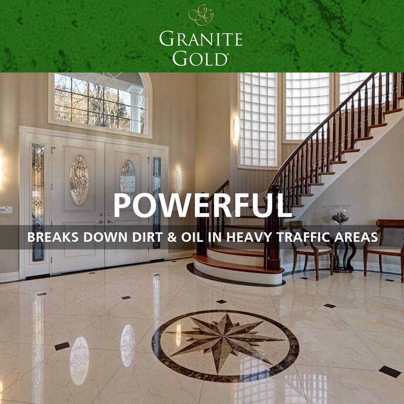 Granite Gold Stone And Tile Floor Cleaner - No-Rinse Deep