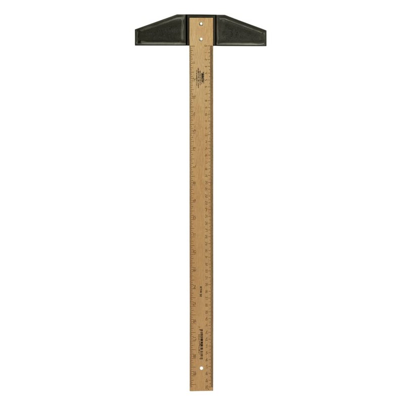 BACO Regla de Madera Industrializada T RTW-50