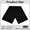 CABODYALS 160CM Black Stretch Lace Vintage Floral Fabric for Sewing