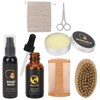 7pcs Male Beard Care Grooming Kit Professional Beard Brush Comb