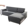 Genina Sectional Couch Covers for Dogs L Shaped Sofa Covers