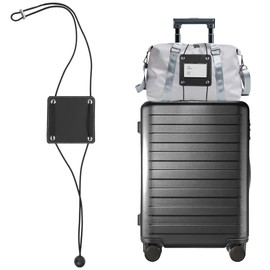 Jasenna Luggage Straps,Bag Bungee for Luggage,High Elastic Travel Belt Add a Bag Luggage Strap for Suitcases Adjustable Strap with ID Tags(1-Black)