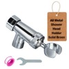 Shower Head Holder All Metal, Brass Adjustable Shower arm Bracket