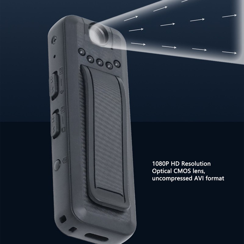 Wearable HD Camera with Clip Voice Recording Photo Multifunctional Mobile